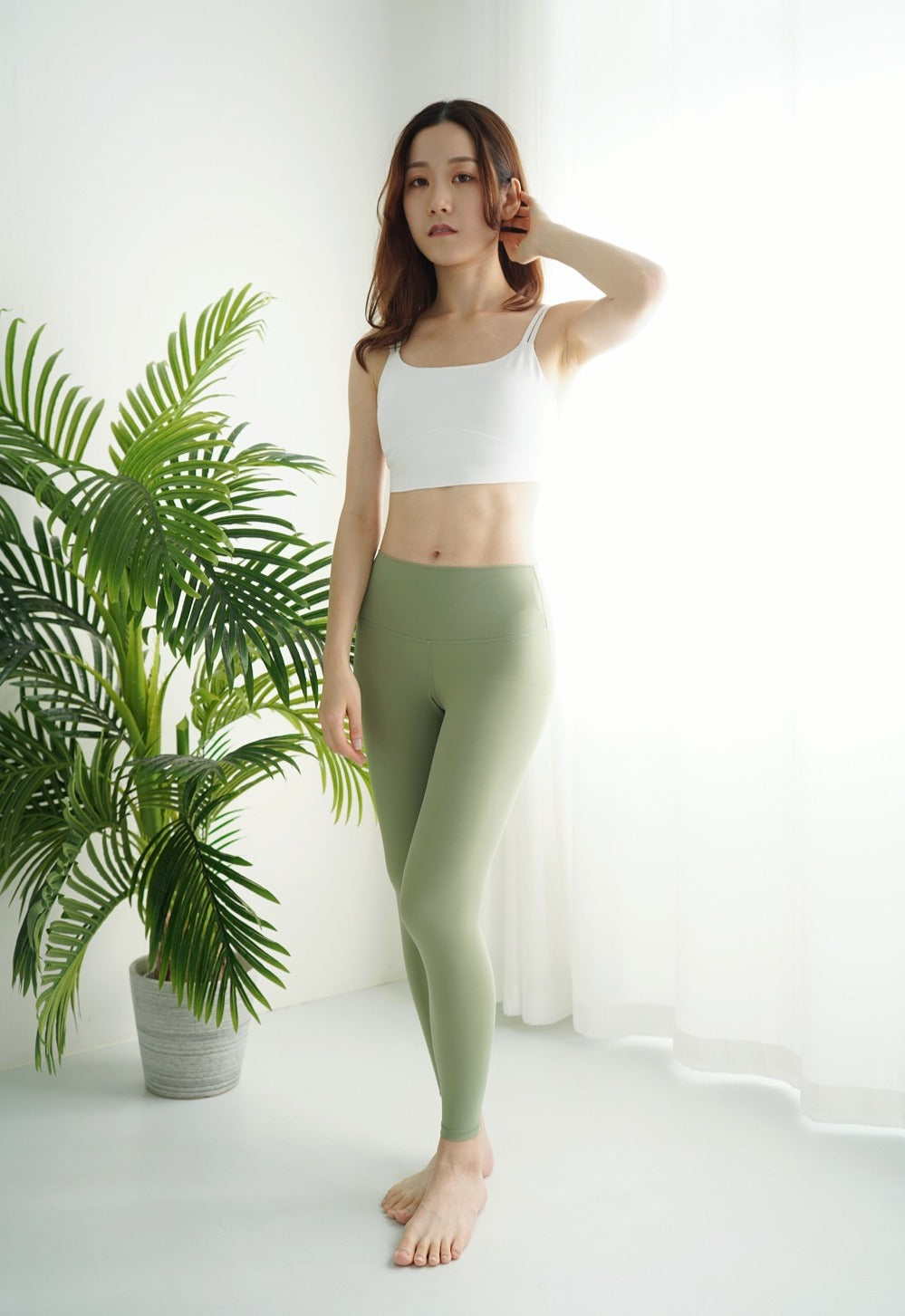 The Greenery Leggings with Waistband Pocket